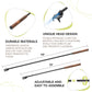 Blow Stick Extendable Blow Poke | Durable Steel and Hardwood